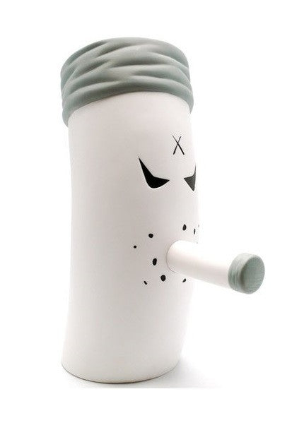 Kidrobot 2010 Frank Kozik Big Mongers Smokey Unfiltered White Ver 12" Vinyl Figure - Lavits Figure
