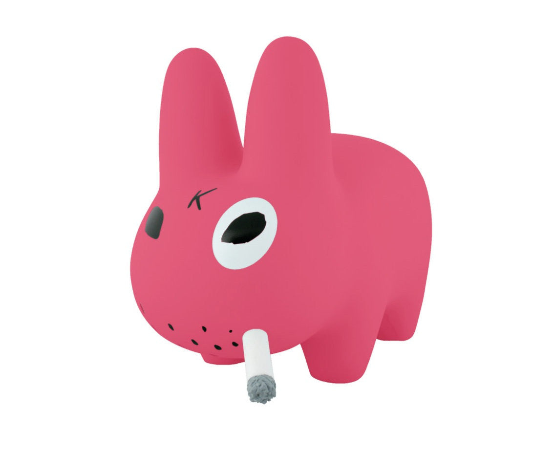 Kidrobot 2008 Frank Kozik Smorkin Labbit Red Ver 10" Vinyl Figure - Lavits Figure