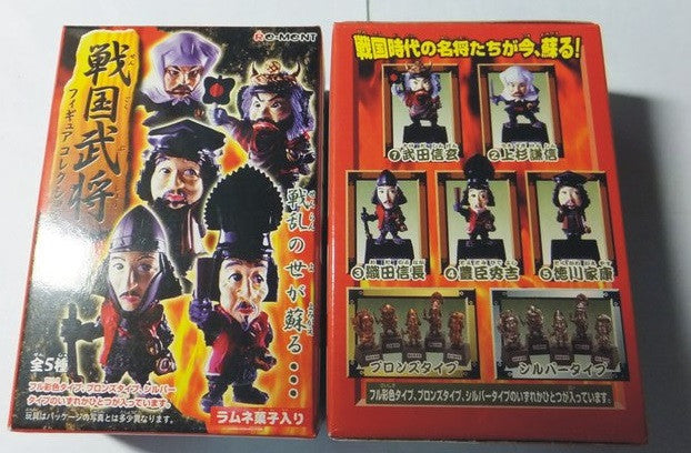 Re-ment Sengoku Generals 5+5+5 Color Golden Silver 15 Trading Collection Figure Set - Lavits Figure