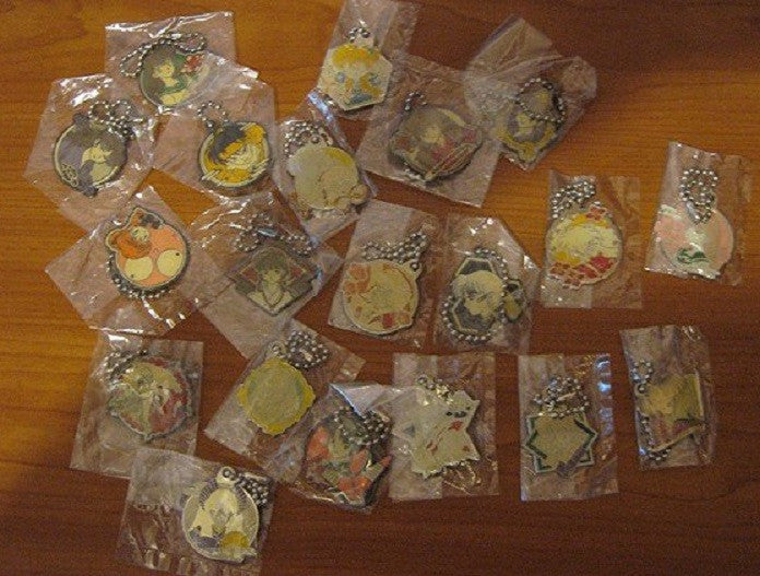 Inu Yasha Gashapon 20 Metal Strap Swing Key Chain Holder Figure Set - Lavits Figure