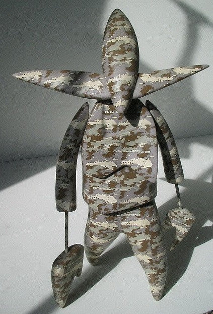 360 Toy Group Futura Nosferatu Black Whie Light Green Camo 4 15" Vinyl Figure Set - Lavits Figure
- 2