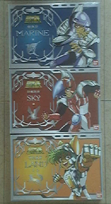 Bandai Saint Seiya Sky Sho Shou Land Daichi Marine Ushio H.K. Ver. 3 Plastic Action Figure Set - Lavits Figure