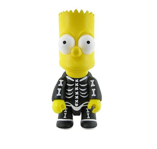 Toy2R Matt Groening Qee The Simpsons Mania Series Bart Simpson Bone Ver 10" Vinyl Figure - Lavits Figure