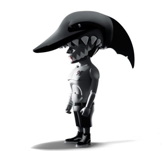 Coarsetoys Mark Landwehr Jaws Pain Signature Monochrome Ver. 13" Vinyl Figure - Lavits Figure
 - 1