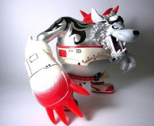 DaTeamBronx 2008 Tim Tsui Da Fighter Lupus Hope Red White Ver. 10" Vinyl Figure - Lavits Figure