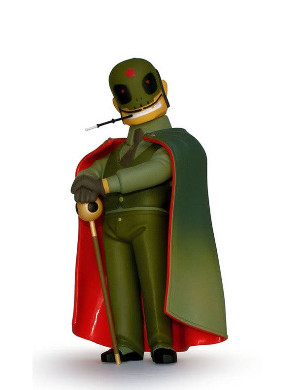 Muttpop 2008 Frank Kozik Syte R Dr. Destruction Lucha Libre Red Tide Rising 8" Vinyl Figure - Lavits Figure