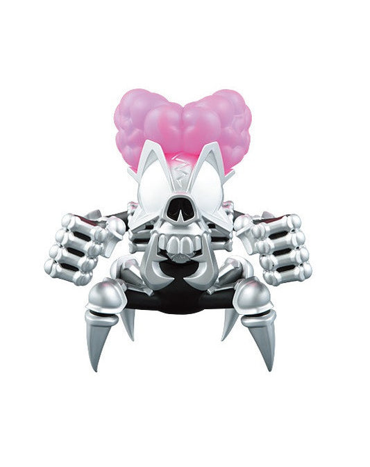 Medicom Toy 2005 H8GRAPHiX Motor Ken VCD Vinyl Collectible Dolls King Skull Brain Silver 8" Vinyl Figure - Lavits Figure