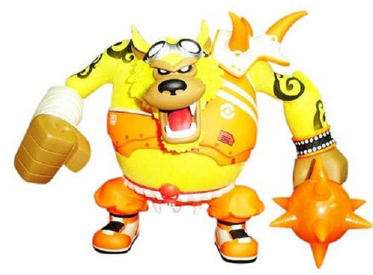 DaTeamBronx 2009 Tim Tsui Da Fighter Flocked Yellow Ver. 10" Vinyl Figure - Lavits Figure