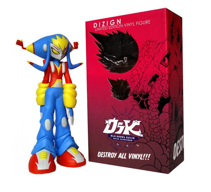 Dizign Erick Scarecrow Esc-Toy Old Skool Kaiju Ultra 10" Vinyl Figure - Lavits Figure