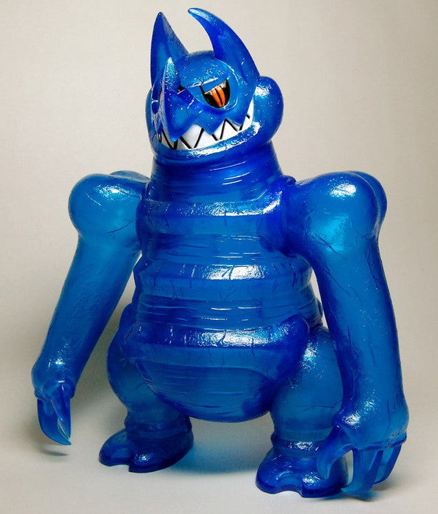 Intheyellow 2008 Touma KFGU Kaiju For Grown Ups Skull King Clear Blue Ver 7" Vinyl Figure - Lavits Figure