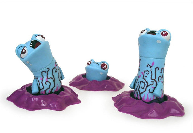 Wheaty Wheat Studios 2006 Dave Bondi Andrew Bell Zliks Blue Wandering Sky Ver 6" Vinyl Figure - Lavits Figure