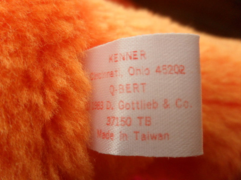 Kenner 1983 Q-Bert 8" Nose Squeaks Plush Doll Figure - Lavits Figure
 - 3