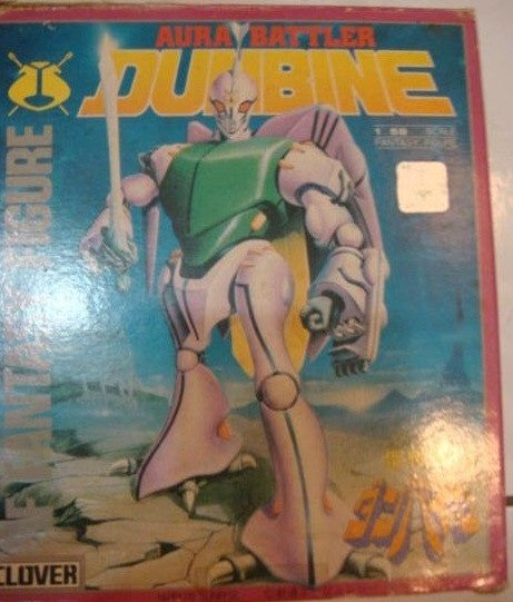 Clover 1983 1/46 Aura Battler Dunbine SF Fantasy Diecast Plastic Chogokin Action Figure - Lavits Figure
- 1
