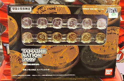Bandai Saint Seiya Myth Cloth Tamashii Nation 2009 Emblem Coin Collection Figure Set - Lavits Figure