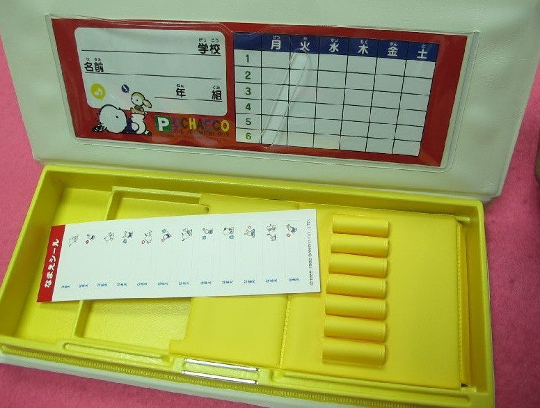 Sanrio 1998 Pochacco The Yorimichi Dog Pen Pencil Box - Lavits Figure
- 2