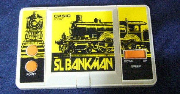 Casio CG-360 SL Bankman Electronic Handheld Video LCD Game - Lavits Figure
 - 1