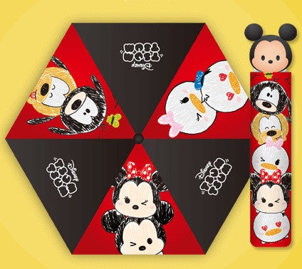 Disney Tsum Tsum Character Cute Big Head Lightweight Umbrella Mickey & Friends Ver Minnie - Lavits Figure
- 1
