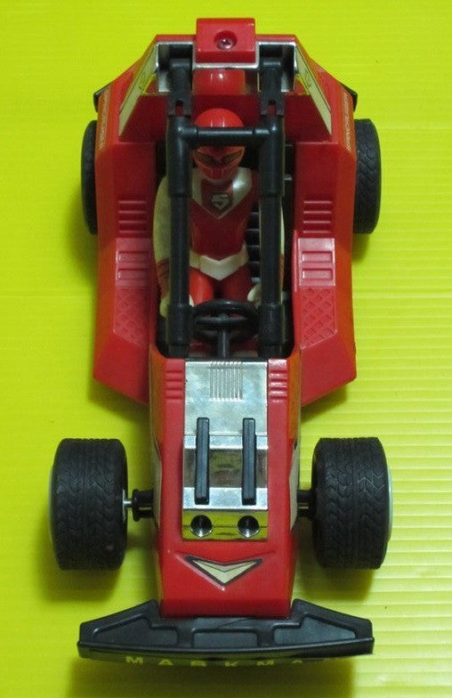 Bandai Power Rangers Maskman Red Mask With Spin Cruiser Action Figure Set - Lavits Figure