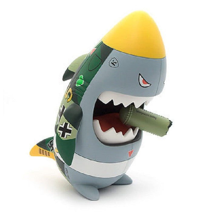 ToyQube 2008 Frank Kozik Nemo Sharky Messerschmitt Bf-109-G Wolkenhai Gustav Ver. 8" Vinyl Figure - Lavits Figure