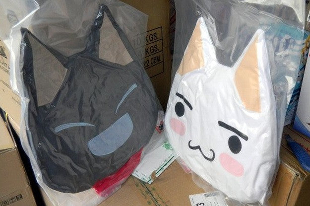 Taito Doko Demo Issyo Sony Cat Toro Kuro 20" 2 Big Head Plush Doll Figure Set - Lavits Figure