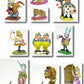 Kaiyodo Alice In Wonderland Alice's Tea Party 9+1 Secret 10 Figure Set Used - Lavits Figure
 - 2
