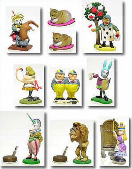 Kaiyodo Alice In Wonderland Alice's Tea Party 9+1 Secret 10 Figure Set - Lavits Figure