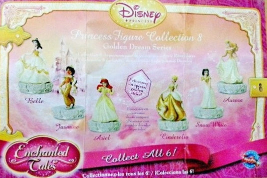 Tomy Princess Collection 8 Gashapon Golden Dream Series Enchanted Tales 6 Mini Figure Set - Lavits Figure