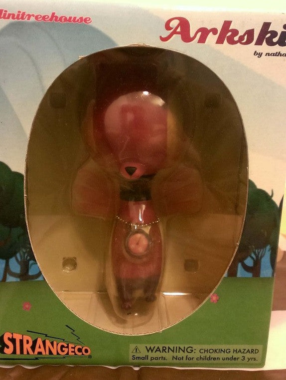 StrangeCo 2008 Nathan Jurevicius Minitreehouse Arkski Sky Navigator Magenta Ver 6" Vinyl Figure - Lavits Figure
- 2