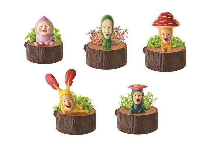 Sanbyte Creative Kobitos Dukan Zukan Family Mart Limited 5 Mini Parterre Plant Figure Set - Lavits Figure
- 1