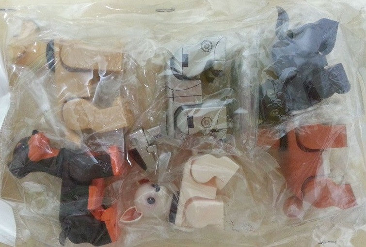 Medicom Toy B@wbrick Bowbrick Series 1 6 Action Dog Figure Set Kubrick - Lavits Figure
- 2