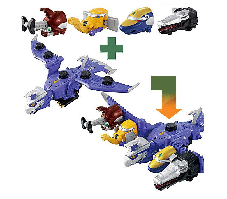 Bandai Toei Power Rangers Megaforce Goseiger DX Gosei Wonder Megazord Action Figure - Lavits Figure
- 2