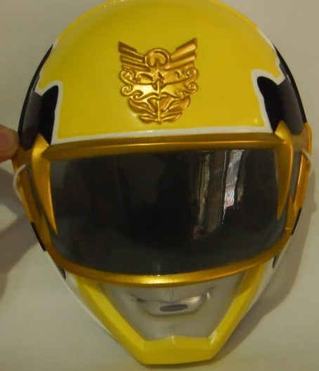 Toei Power Rangers Megaforce Goseiger Gosei Yellow Fighter Plastic Mask - Lavits Figure