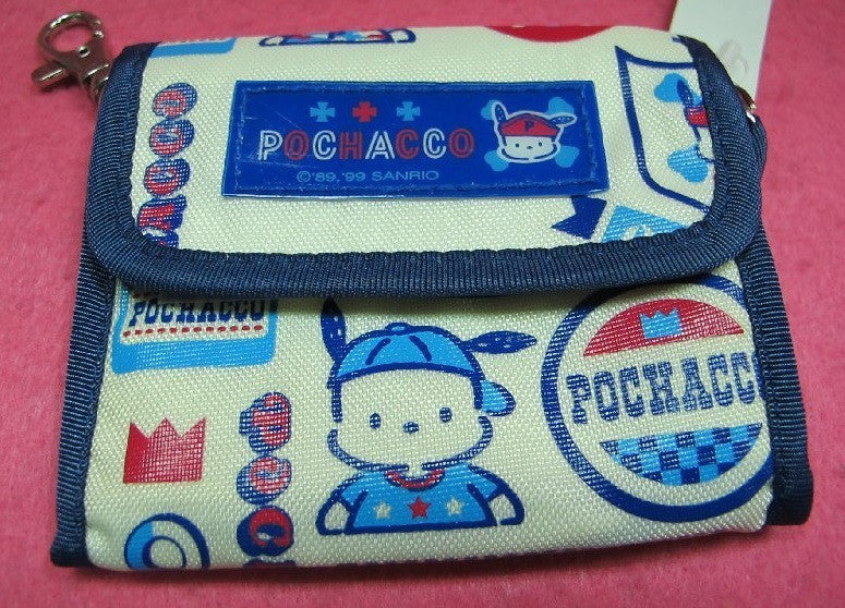 Sanrio 1999 Pochacco The Yorimichi Dog Wallet Purse Bag - Lavits Figure
- 1