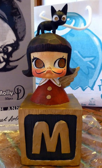 Kenny's Work 2013 Kenny Wong Molly 7th Anniv. Statue Salute To The Great Artist Series TTF Limited Wooden Dali Figure - Lavits Figure
 - 1