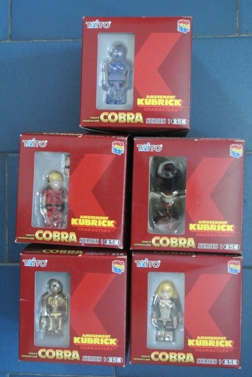 Medicom Toys Taito Kubrick 100% Cobra Space Adventure Series 1 5 Action Figure Box Set - Lavits Figure