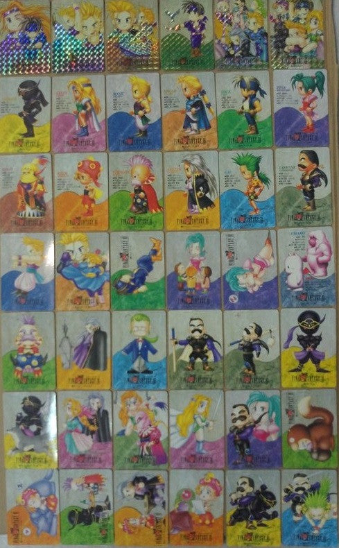 Bandai 1995 Square Enix Final Fantasy VI 6 Trading Collection Cards Part 2 42 Full Set - Lavits Figure