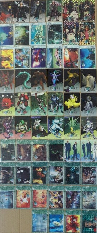 Bandai 1997 Square Enix Final Fantasy VII 7 Trading Collection Cards Part 2 58 Full Set - Lavits Figure