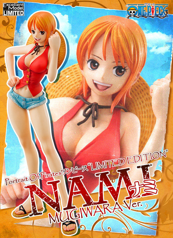 Megahouse 1/8 One Piece POP Limited Edition Nami Mugiwara Ver. Pvc 