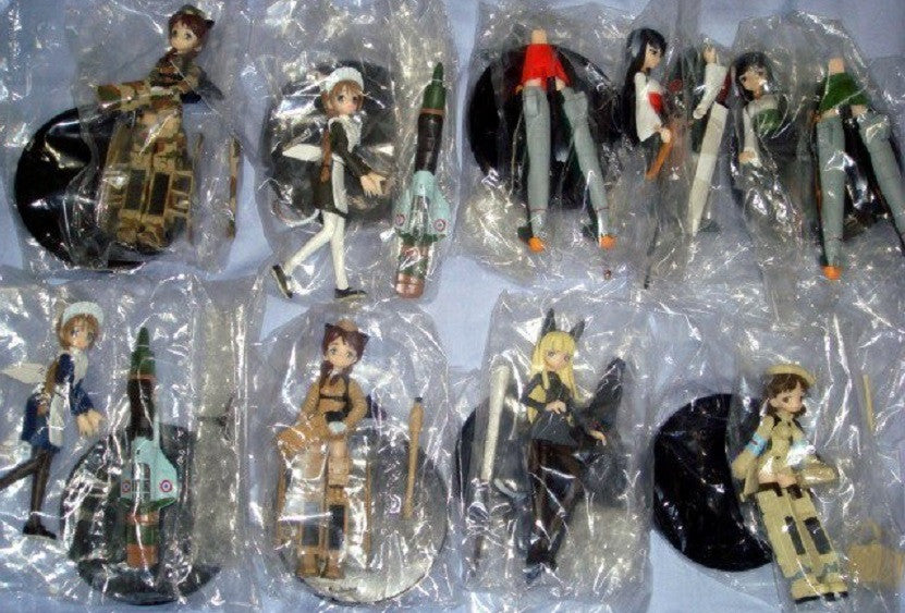Konami Mecha Musume Military Army Girl Part 1 5+3 Secret 8 Mini Trading Collection Figure Set - Lavits Figure
- 2