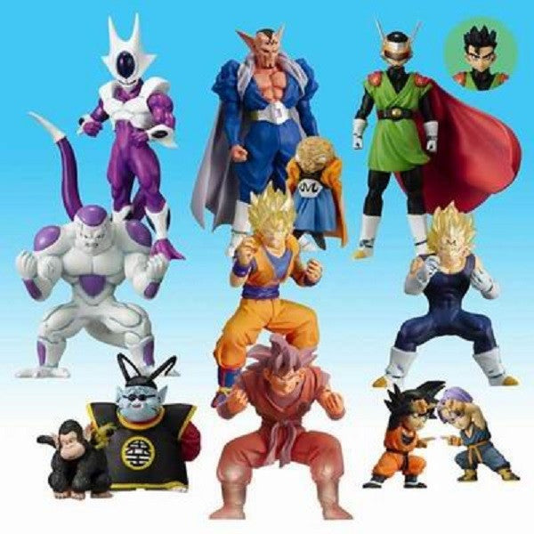 Bandai Dragon Ball Z Super Modeling Soul Of Hyper Figuration Part 7 9 Color 9 Monochrome 18 Figure Set - Lavits Figure