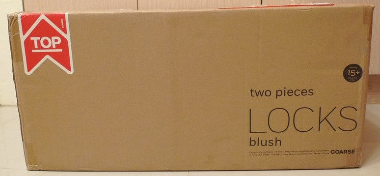 Coarsetoys Mark Landwehr x Sven Waschk Two Pieces Locks Blush Pink & White Ver 11" Vinyl Figure Set - Lavits Figure
- 2