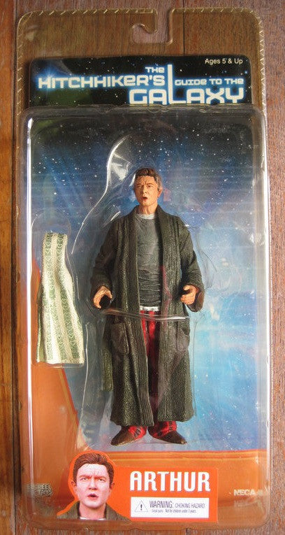 Reel Toys Neca Hitchhiker's Guide To The Galaxy Arthur 6 Action