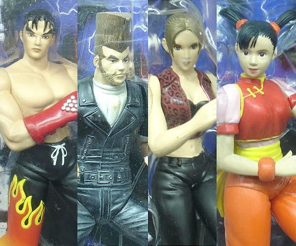 Epoch 1/10 Namco's Tekken 3 Jin Nina Ling Paul 4 Action Collection Figure Set - Lavits Figure
- 1