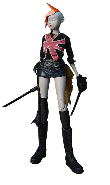 ThreeA 3AA Toys 2014 1/6 12" Ashley Wood Tomorrow Queen PopBot UKTQ Ver Vinyl Action Figure - Lavits Figure