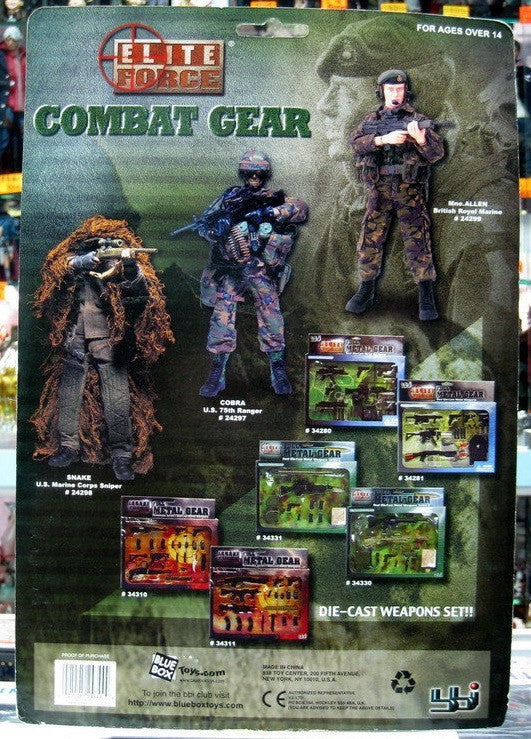 BBi 12" 1/6 Elite Force Combat Gear Sniper Back Pack Parts For Action Figure - Lavits Figure
- 2