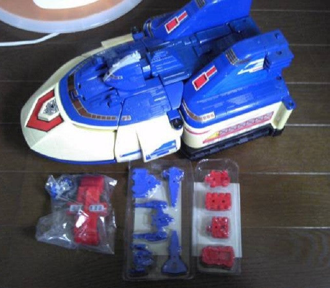 Bandai Power Rangers Lost Galaxy Gingaman Cho Ginga Fort Gigabaitasu Action Figure Set - Lavits Figure
- 2