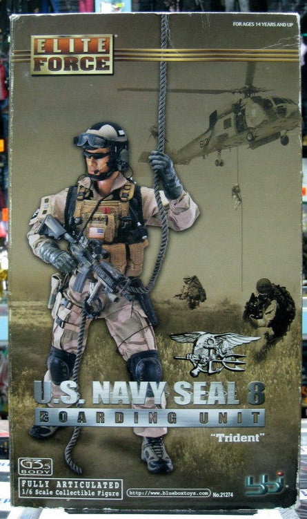 BBi 12" 1/6 Collectible Items Elite Force US Navy Seal 8 Boarding Unit Trident Action Figure - Lavits Figure
- 1