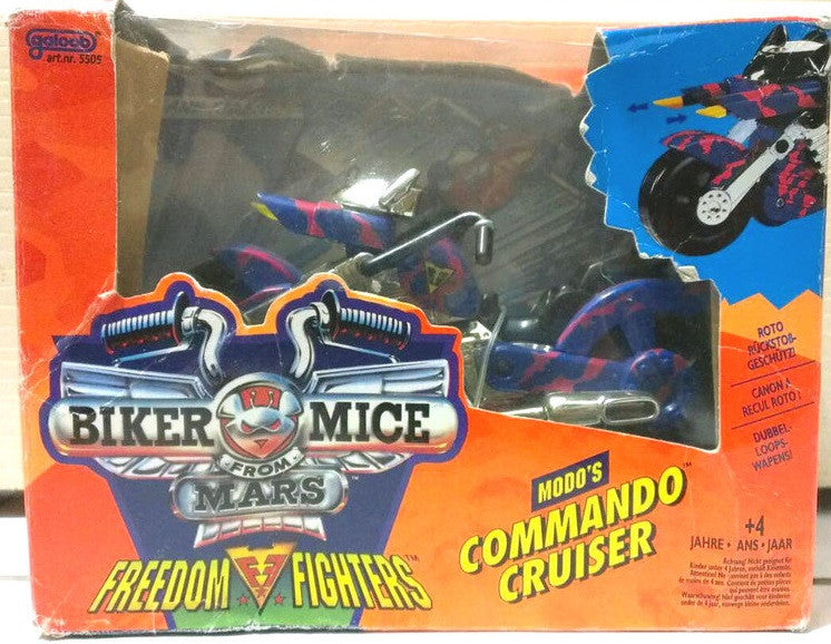 Galoob Biker Mice From Mars Freedom Fighters Modo's Commando Cruiser Figure - Lavits Figure
- 1