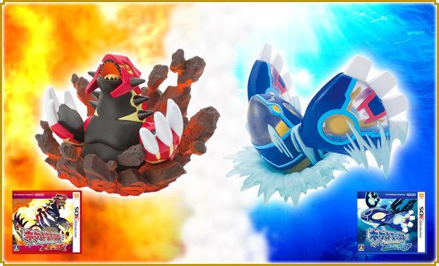 Kaiyodo Pokemon Pocket Monster N3DS Alpha Sapphire & Omega Ruby 2 Limited Figure Set