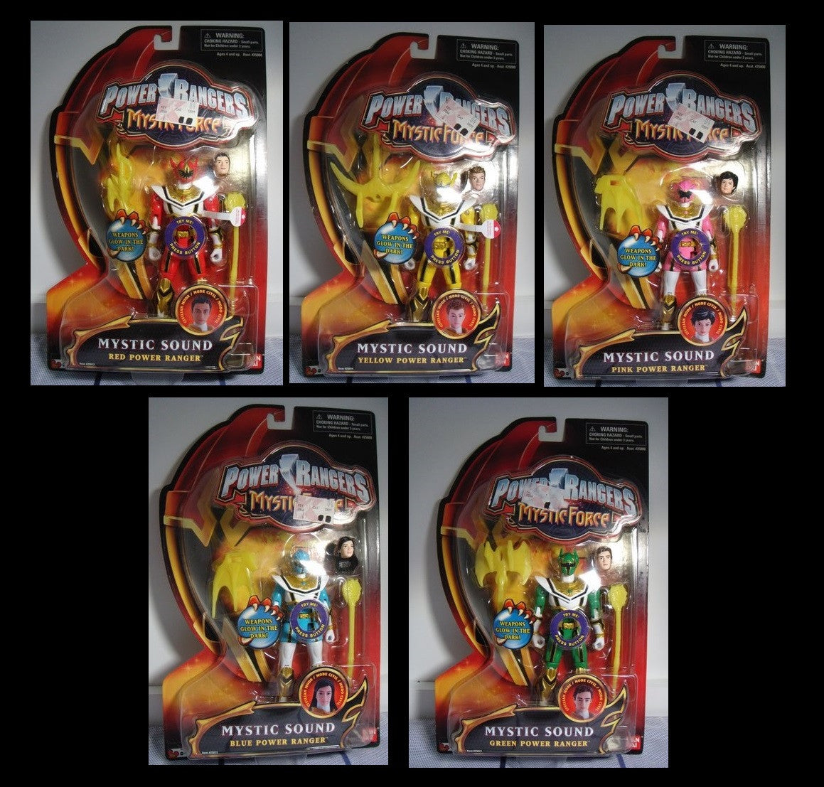 Bandai Power Rangers Mystic Force Magiranger 5 Sound Action Collection Figure Set - Lavits Figure